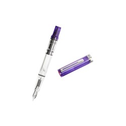 Twsbi Eco Trasparent Purple Fountain Pen Fine nib