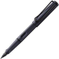 Penna stilografica Lamy Safari Steel Black pennino F