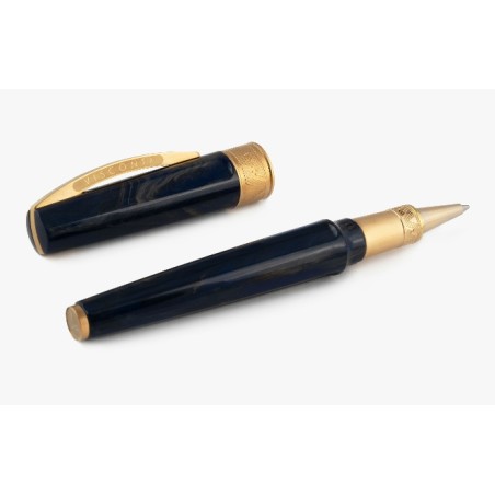 Penna Roller Visconti Mirage Mythos Zeus blu/bronzo