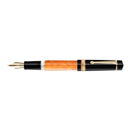 Penna stilografica Delta DV 2.0 Premiere KP pennino oro 14kt F finiture oro