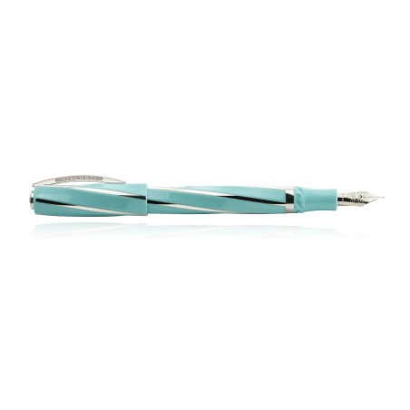 Penna stilografica Visconti Divina Wave oversize M 18kt