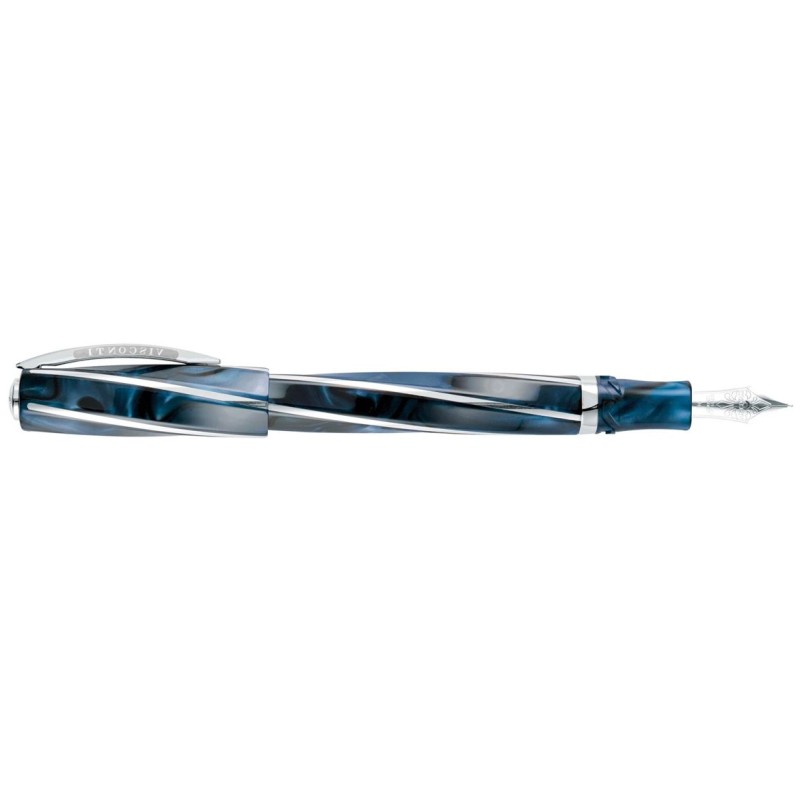 Penna stilografica Visconti Divina Elegance Oversize Imperial Blue - pennino EF