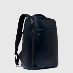 Zaino Piquadro in pelle porta pc 14" personalizzabile CA6591B2/BLU2