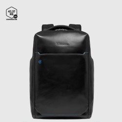 Zaino Piquadro 2 comparti in pelle porta pc 14" personalizzabile CA6591B2/N