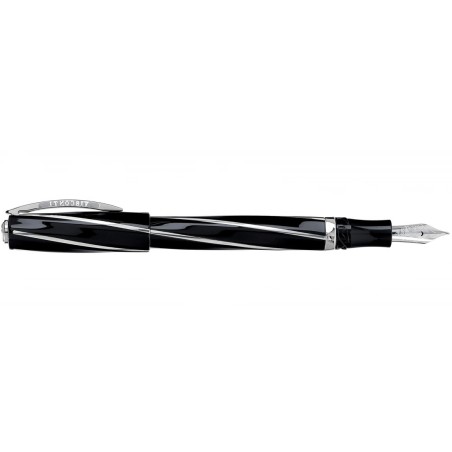 Visconti Divina Elegance Black Fountain pen - Fine nib