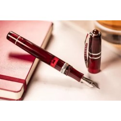 Visconti Homo Sapiens Fountain Pen Demo Stones Ruby  - Extrafine nib