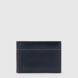 Piquadro Men's leather wallet with coin holder PU257B2VR/BLUE