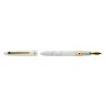 Esterbrook Estie Fountain Pen Winter White Gold Trim FP F