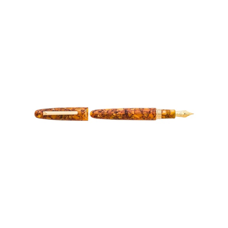 Esterbrook Estie Oversize Fountain Pen Honeycomb Gold trim E736-F