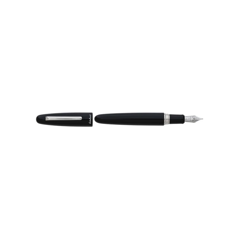 Penna stilografica Esterbrook Estie Oversize Ebony Palladium Pennino Fine E166-F