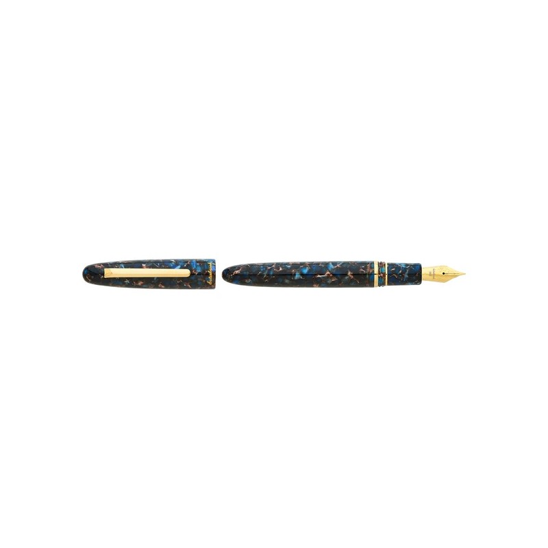 Esterbrook Estie Fountain Pen Nouveau Bleu Gold Trim ExtraFine nib