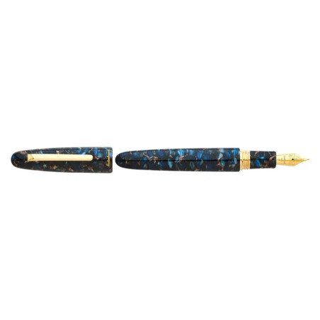 Penna stilografica Esterbrook Estie Nouveau Bleu gold trim Pennino Journaler nib