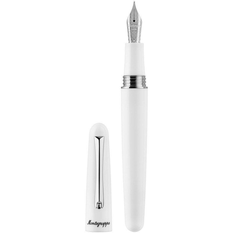 Montegrappa Elmo 01 White Fountain pen - Fine nib ISEOR2AW