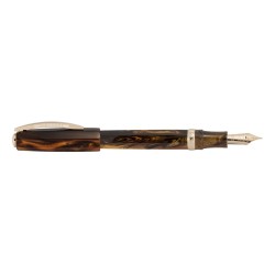 Visconti Medici Radica Rose Gold Fountain pen - Extrafine nib