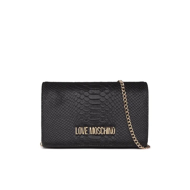 Borsa tracolla Love Moschino in velluto nero JC4292PP0DKL0000