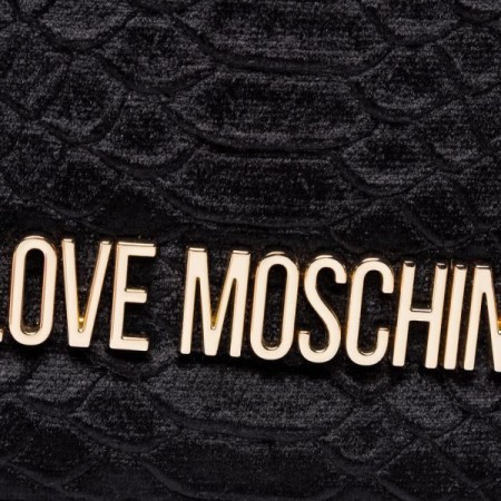 Borsa tracolla Love Moschino in velluto nero JC4292PP0DKL0000