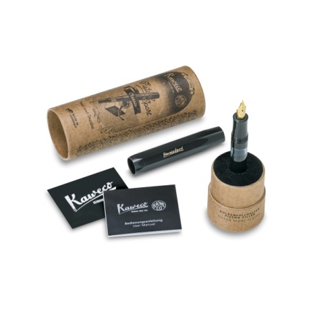 Kaweco Piston Sport Classic Black Fountain Pen with EF nib