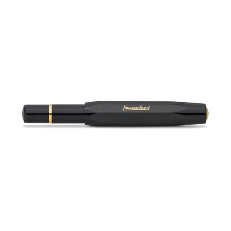 Kaweco Piston Sport Classic Black Fountain Pen with M nib