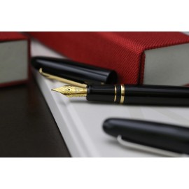 Esterbrook Estie Fountain Pen Ebony Gold E116-F