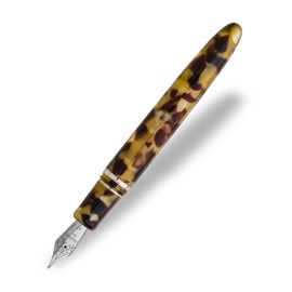 Esterbrook Estie Fountain Pen Tortoise Palladium Trim E136-F