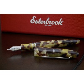 Esterbrook Estie Fountain Pen Tortoise Palladium Trim E136-F