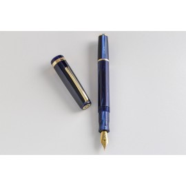 Penna stilografica Esterbrook JR Pocket Pen Capri Gold trim EJRBLUE-F