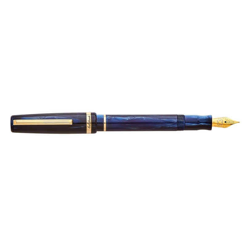 Esterbrook JR Pocket Fountain Pen Capri Gold trim - EJRBLUE-F