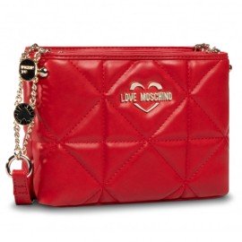 Borsa a tracolla trapuntata Love Moschino rosso JC4210PP0BKB0500