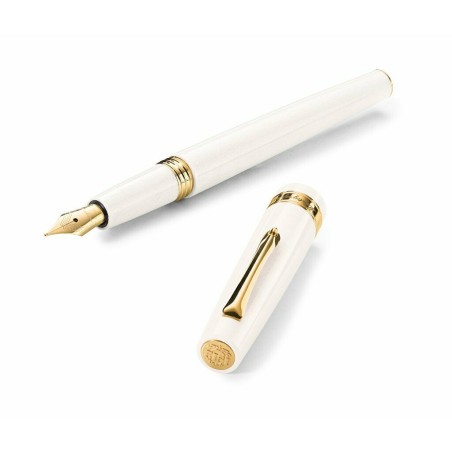 Penna stilografica Montegrappa Armonia Pearl White pennino F