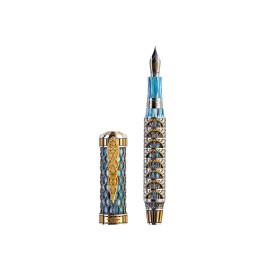 Montegrappa Dante Alighieri Paradiso Silver Fountain Pen FPEF