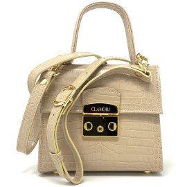 Clamori Candy Medium Classic women bag - Cream C