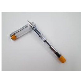 Pilot Prera Clear Orange Fountain Pen - Fine nib