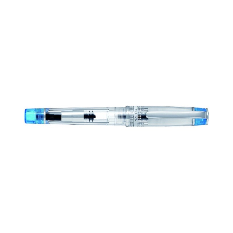 Pilot Prera Clear Light Blue Fountain Pen - Fine nib