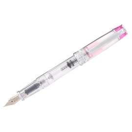 Pilot Prera Clear Pink Fountain Pen - Fine nib