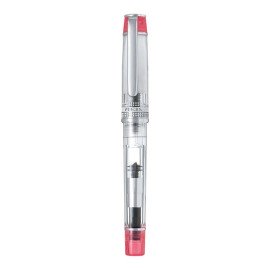 Pilot Prera Clear Red Fountain Pen - Fine nib