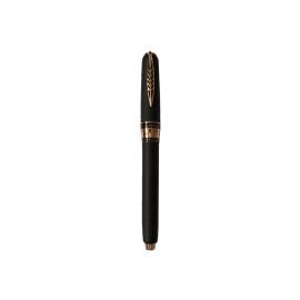 Penna stilografica Pineider Alchemist Stant Stromboli Black Rose Gold - Pennino F 14K