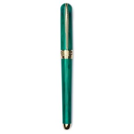 Pineider Avatar Deluxe Gold  Fountain pen Forest Green - Fine nib