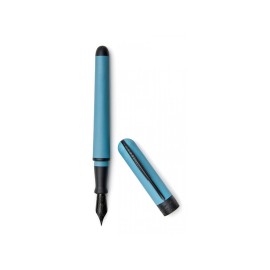 Penna stilografica Pineider Avatar UR Matt Black Ice Blue FP F