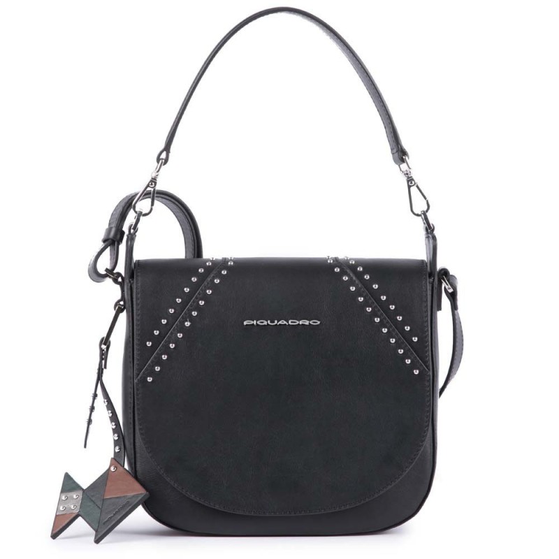 Borsa donna Piquadro in pelle nero BD4631MU/N2