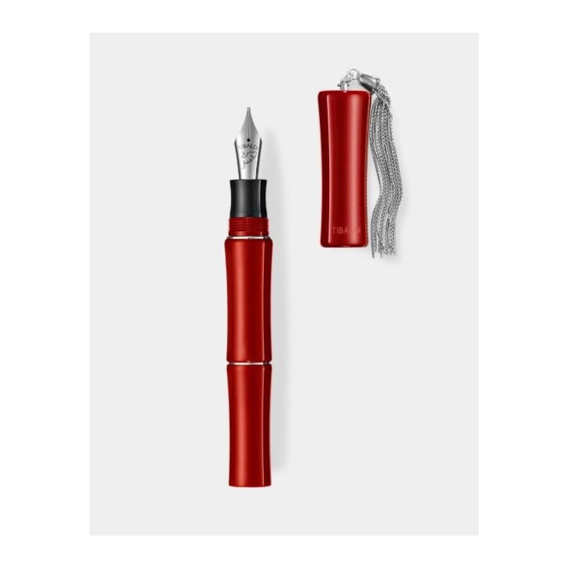 Penna stilografica Tibaldi Bamboo Red F