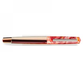 Penna stilografica Tibaldi Infrangibile Russet Red F