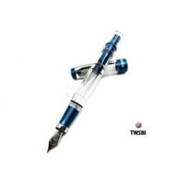 Penna stilografica Twsbi Diamond 580 AL R Prussian Blue pennino F M7447930