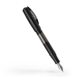 Visconti Homo Sapiens Dark Crystal Fountain Pen EF nib 18Kt