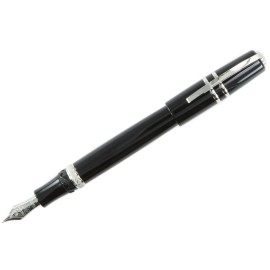 Penna stilografica Visconti Homo Sapiens Elegance Black Over pennino EF 23KT