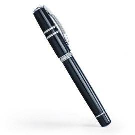 Penna stilografica Visconti Homo Sapiens Elegance Black Over pennino F 18KT