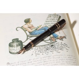 Visconti Homo Sapiens Ember Fountain pen - Fine nib 18Kt