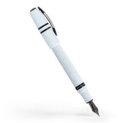 Visconti Homo Sapiens Lava Color Ash White Fountain Pen  - Fine nib