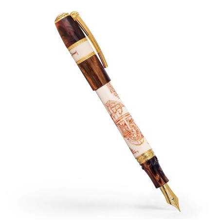 Visconti Leonardo Machina Vermeil Gold Fountain pen EF nib