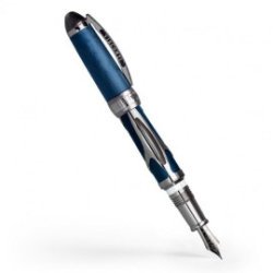 Visconti Torpedo Blue and Ruthenium Fountain Pen FPF