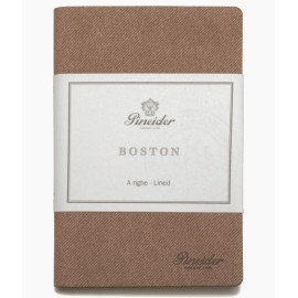 Pineider Lined Notes Boston Canvas Cover Small 9x14 cm Sand